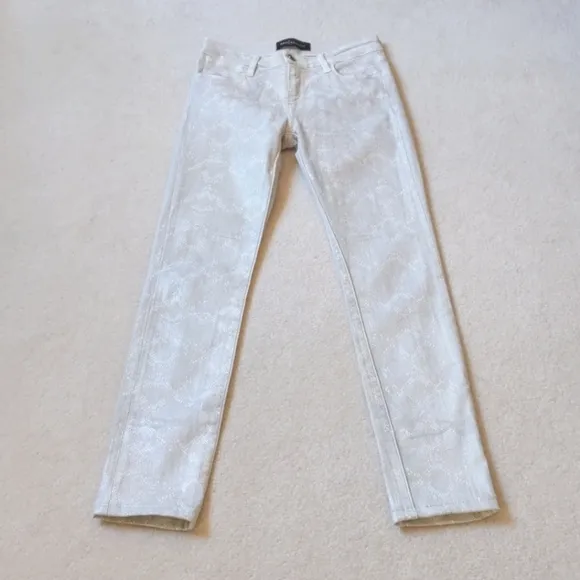 Brockenbow snake print skinny jeans Sz 26