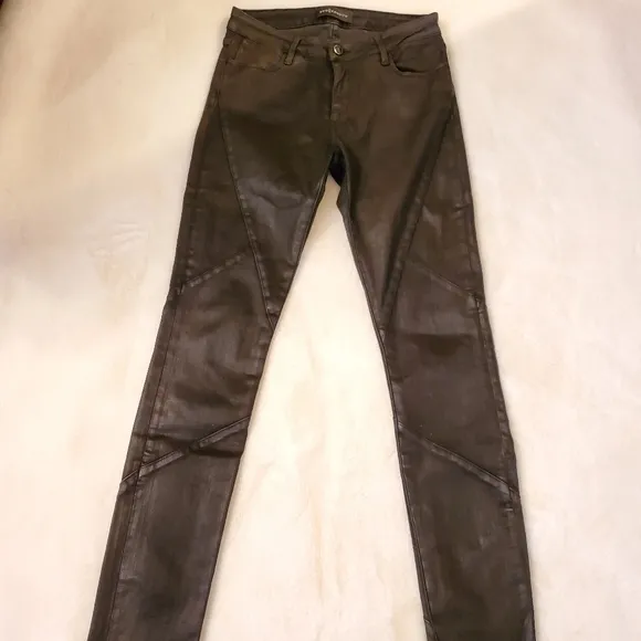 Brockenbow Magda Puzzle Coated Skinny Jeans Size 27