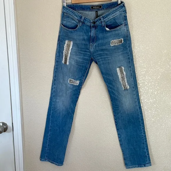 Brockenbow Charlotte Boyfriend Jeans 28 GUC Beaded Details