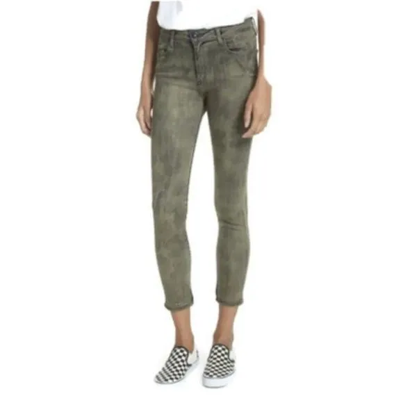 NEW Nordstrom BROCKENBOW Camo Skinny Jeans 26