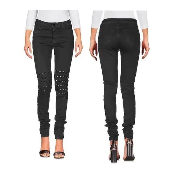 BROCKENBOW Denim Emma Al Rush Knee Embroidery Coated Skinny Emma Jeans B…
          
      NWT