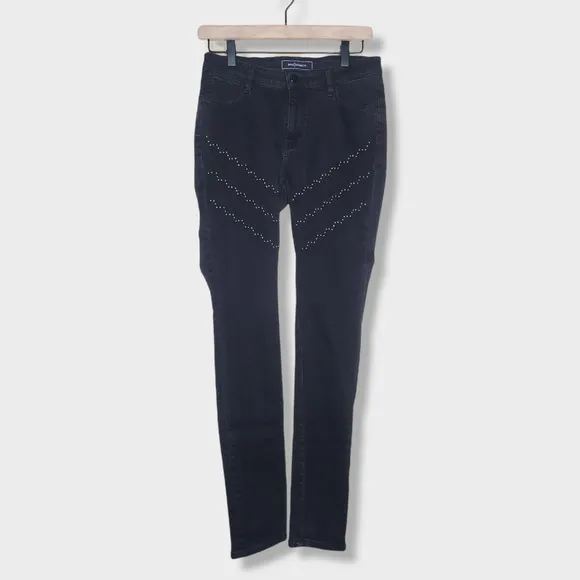 Brockenbow Emma Plaza Metal Ghost Black Skinny Jeans #w18sk58a Women's Size 29