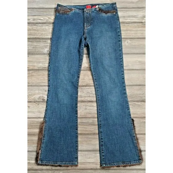 Buffalo David Bitton Jeans Fur Trim Women's Jeans