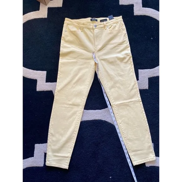 Buffalo Havana Soft Yellow Ankle Skinny Jean