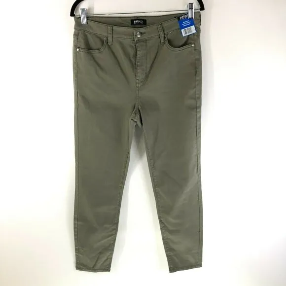 Buffalo David Bitton Womens Jeans Havana High Rise Ankle Stretch Olive Green 10
          
      NWT