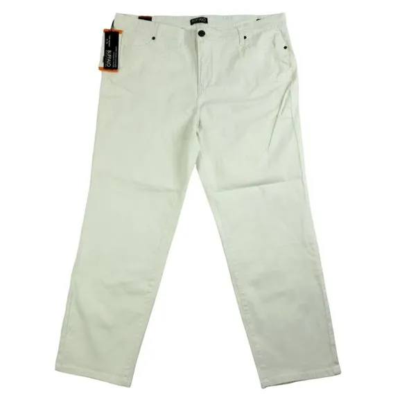 Buffalo David Bitton Stretch Skinny Jeans Size 16 White Mid Rise Ankle Grazer
          
      NWT