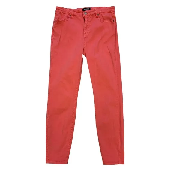 Buffalo David Bitton Havana Jeans Womens 4 X 27 Coral High Rise Ankle Skinny