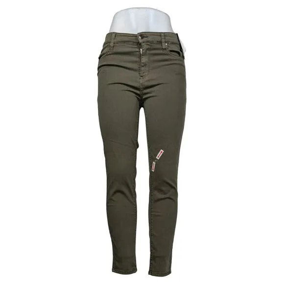 Buffalo by David Bitton Women's Jeans Sz 4 Reg Skinny Green 1372401
