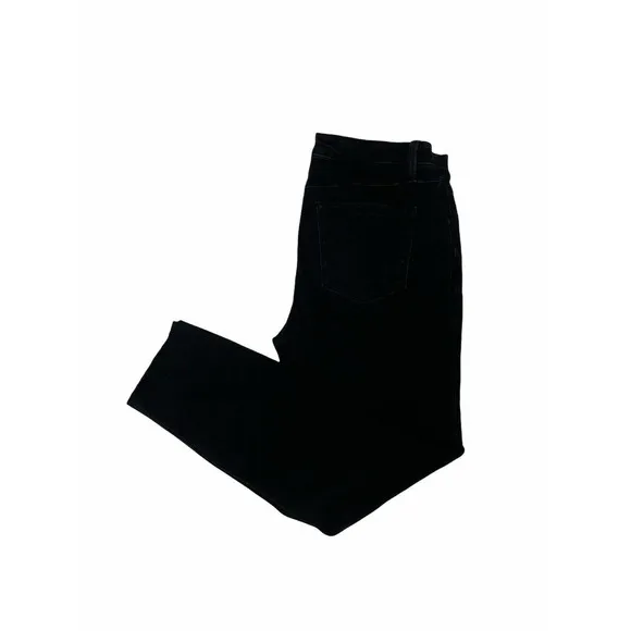 Buffalo David Bitton Jess Rip & Repair Mid Rise Skinny Jeans Size 4 27 Black