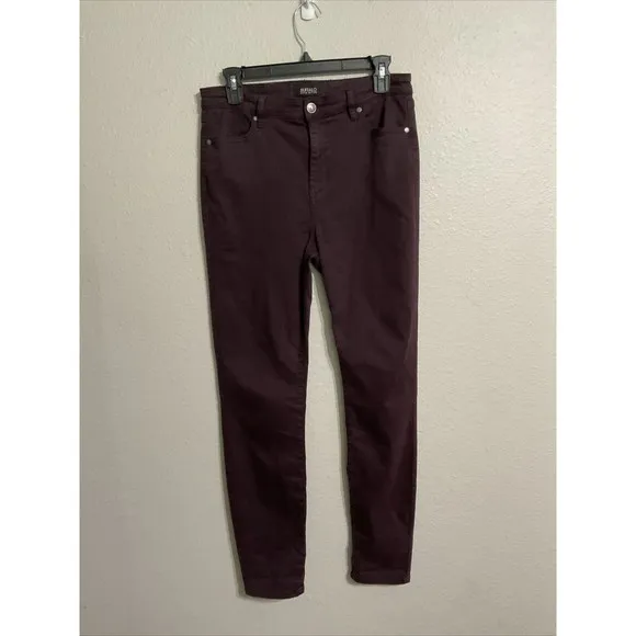 Buffalo David Bitton Hanna  Skinny womens size 8/29 Plum Denim Stretch