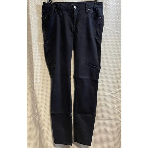 Buffalo David Bitton Royal mid rise skinny jeans womens 8 / 29 27 x 29 black