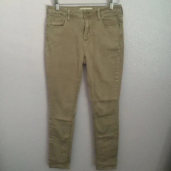 Tan skinny jeans