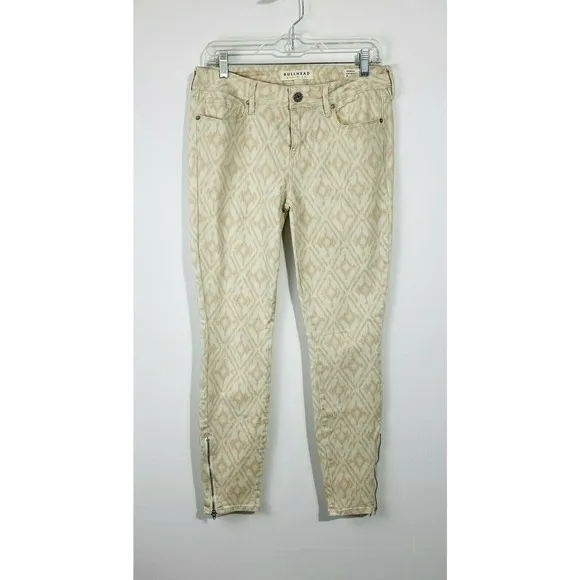 Bullhead Denim Jean Ankle Skinniest Mid Rise Ivory