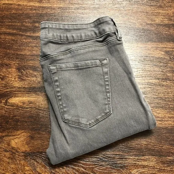 BULLHEAD DENIM CO. Skinniest Low Rise Gray Denim Jeans Women's Size 24 Waist
