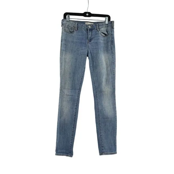Bullhead Denim Co Mid-Rise Skinniest Women's Blue Jeans Size 28 Med Wash
