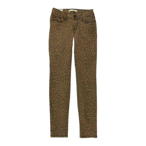 Bullhead Denim Co. Womens Low Rise Animal Skinny Fit Jeans, Multicoloured, NWT
          
      NWT