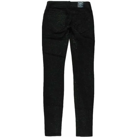 Bullhead Denim Co. Womens Premium Sparkle Skinny Fit Jeans, Black, NWT
          
      NWT
