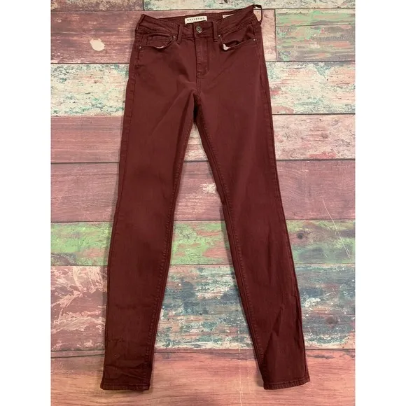 Bullhead Denim High Rise Skinniest Red Jeans Women’s Size 5