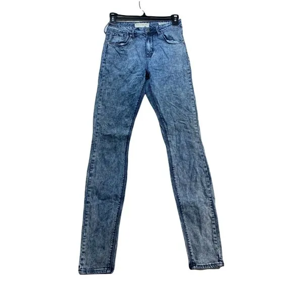 Bullhead Womens Acid Wash High Rise Jeggings Skinny Jeans size 5 Stretch Denim
