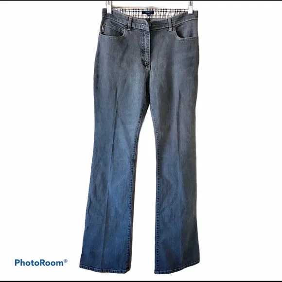 Authentic BURBERRY LONDON Gray Bootcut Jeans