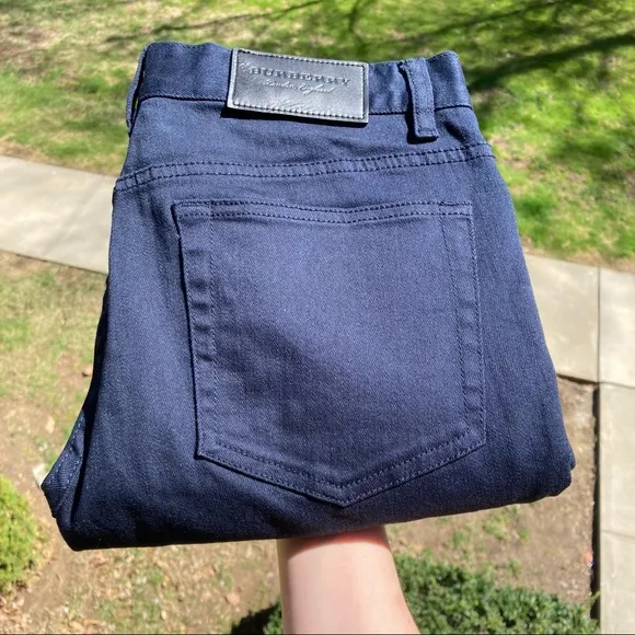 Burberry London England Navy Jeans Size 30