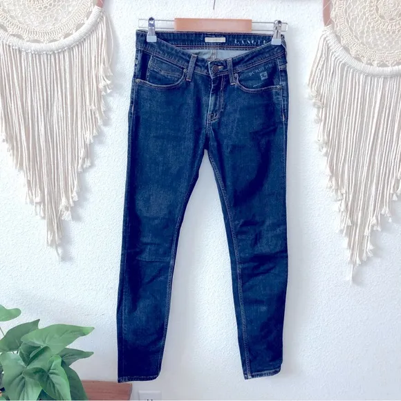 Burberry Brit medium wash skinny jeans