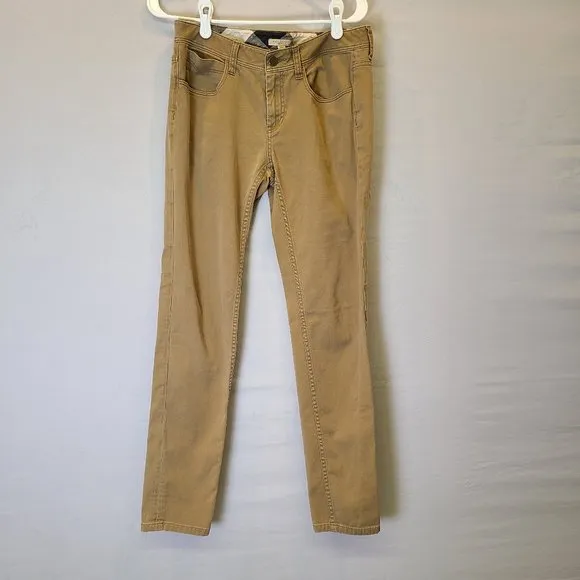 Burberry Brit Westbourn Tan Skinny Jeans Pant Womens 30