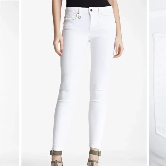 BURBERRY Brit Westbourne Skinny Leg Jeans White Sz 32