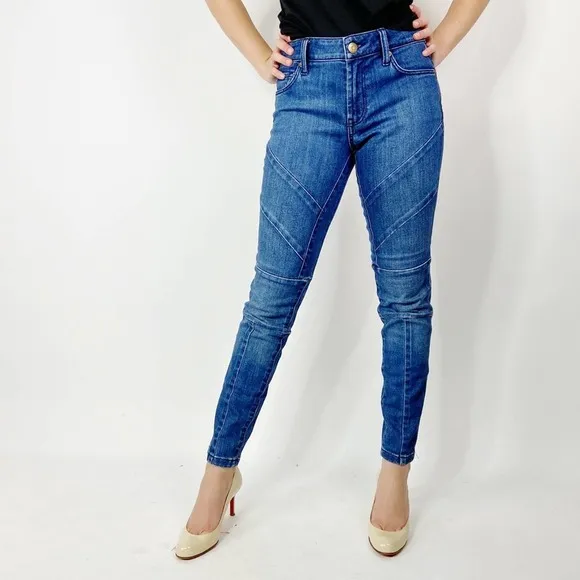 BURBERRY Arno Moto Skinny Jeans