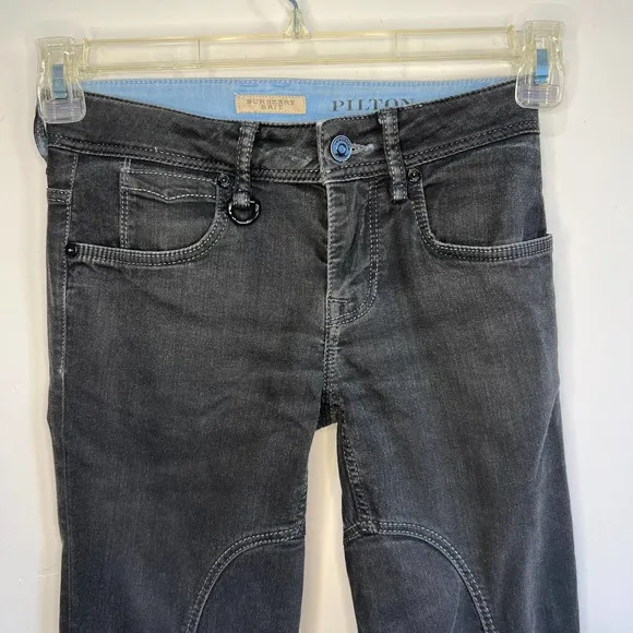 Burberry Brit Pilton Skinny Ankle Gray Jean Pants Womens Size: 24