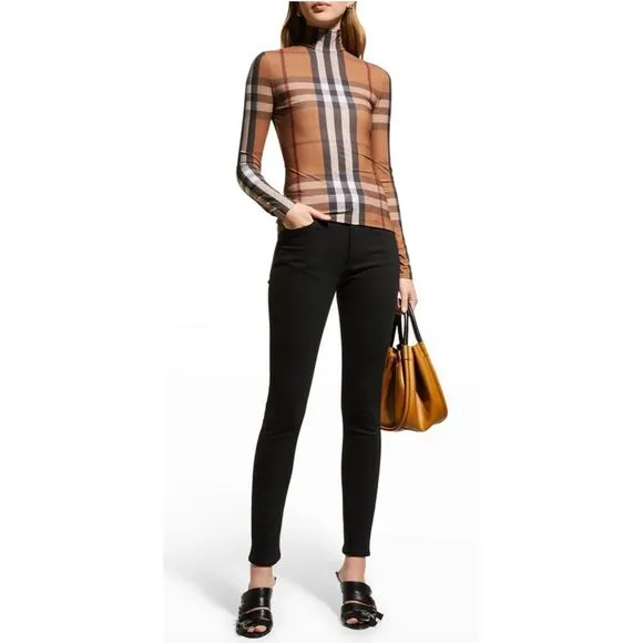 Burberry Faded Black High Rise Skinny Jean Size 30