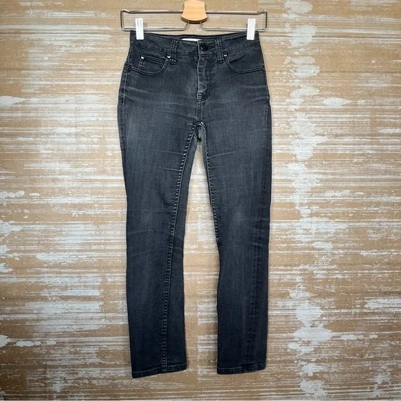 Burberry London Black Skinny Jeans Classic Basic Womens 24