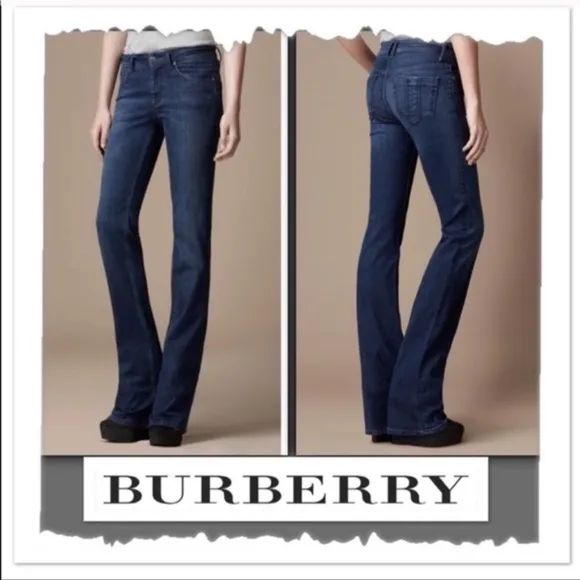 BURBERRY Britt Islington boot cut jeans