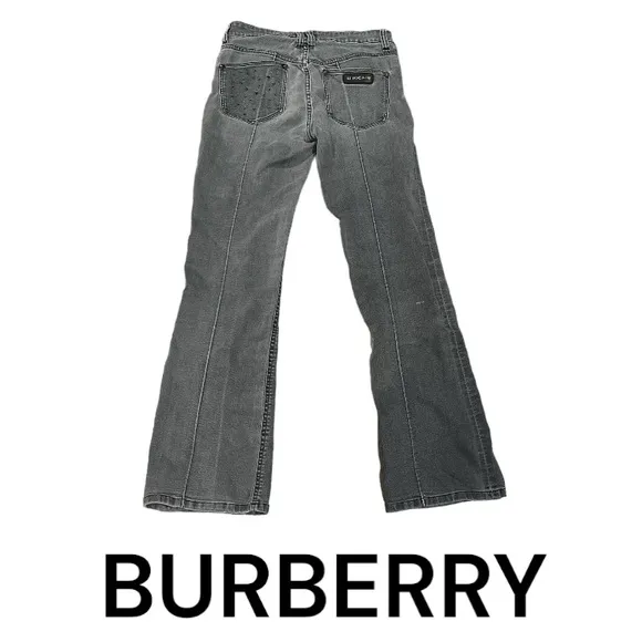 Authentic Burberry distressed destroyed denim jeans sz 29