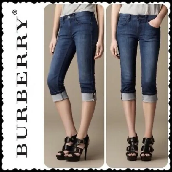 Burberry cropped jeans size 27
          
      NWT