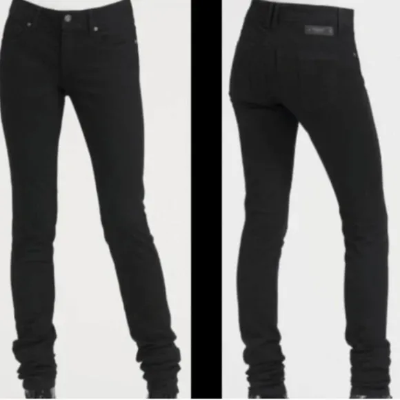 Burberry Brit Slim Skinny Black Jeans New with Tags Size 28
          
      NWT