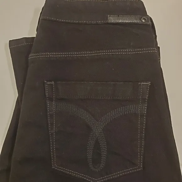 Calvin Klein Shape Boot Cut Jeans- Black
