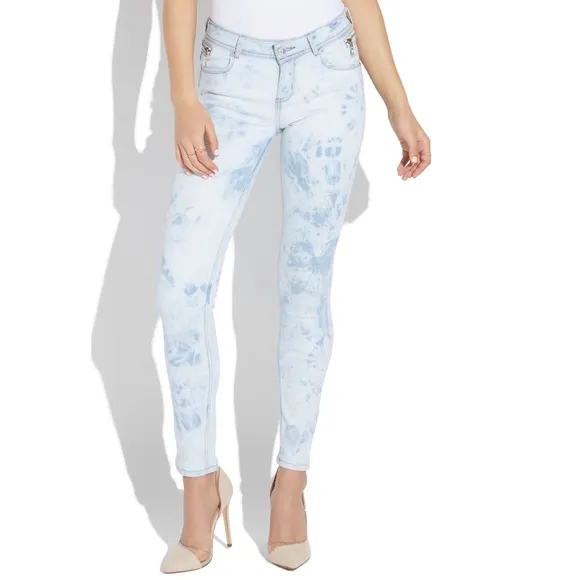 Calvin Klein Acid Wash Ankle Skinny Jeans