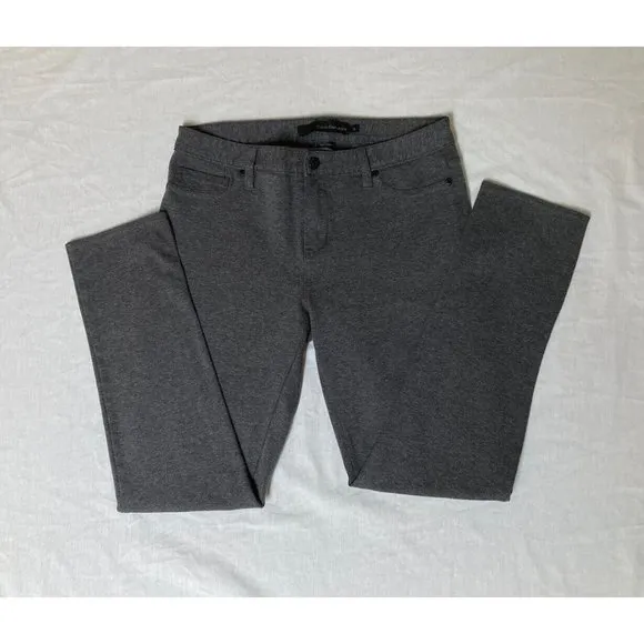 Calvin Klein  Charcoal Gray Heather Knit Jegging Jeans Size 10