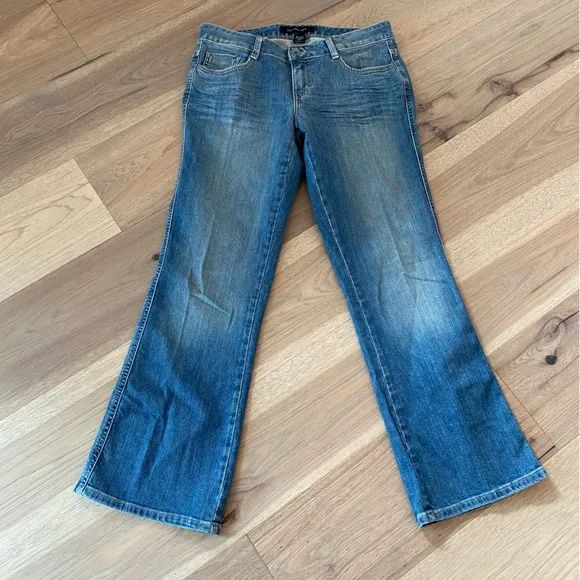 Calvin Klein Womens Ultimate Boot Cut Jeans Size 8