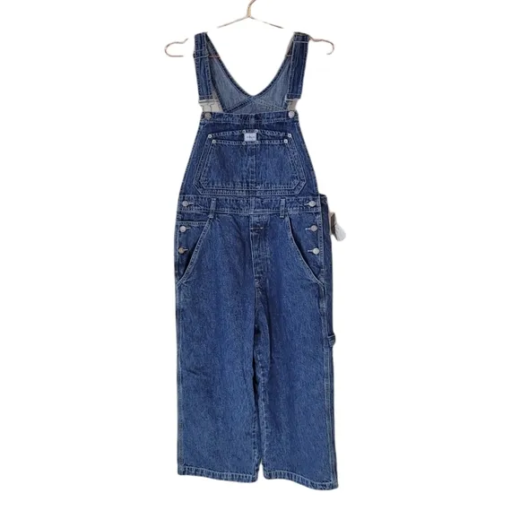 Vintage CALVIN KLEIN 90s Y2K Denim Bib Overalls Size M
          
      NWT