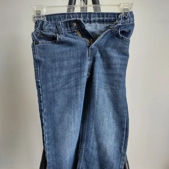 Calvin Klein Slim Straight Blue Jeans Size 5 (Juniors)