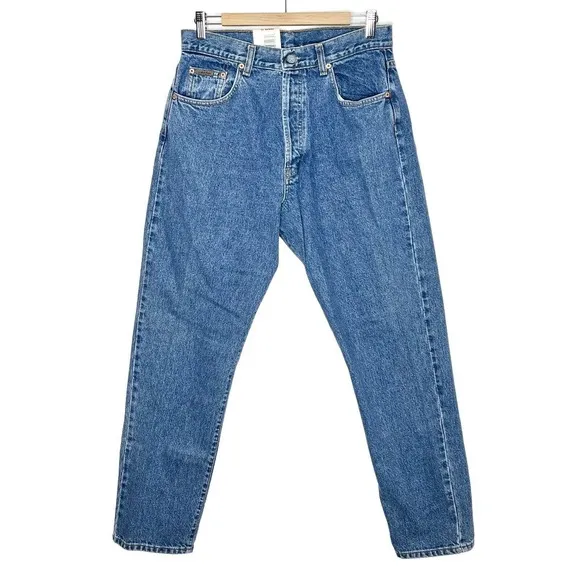 Calvin Klein Vintage 90s Easy Fit Jeans Women’s Size 13 Relaxed Tapered Leg
          
      NWT