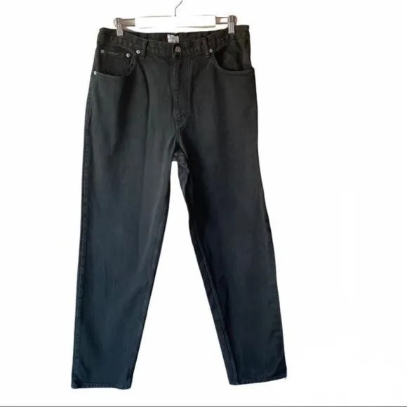 Calvin Klein Vintage Easy Fit Black Jeans 36