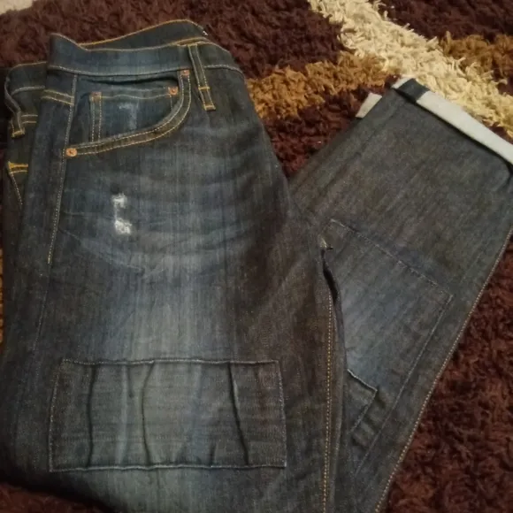 Calvin Rucker skinny boyfriend jeans