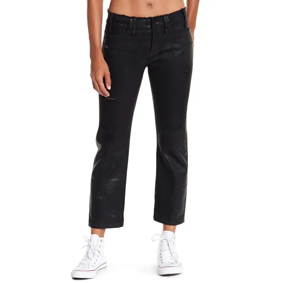 CALVIN  RUCKER  Destroyed Waistless Black Jeans
          
      NWT