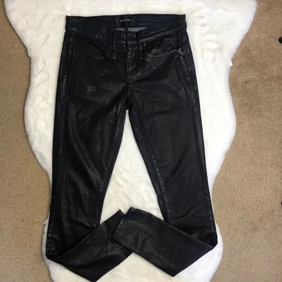 Calvin Rucker Shiny Coated Heartbreaker Jeans