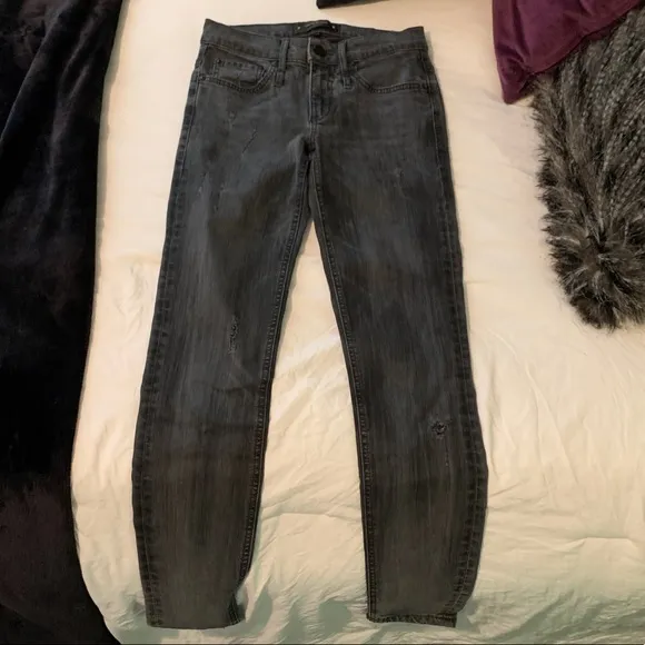 Calvin Rucker grey low rise jeans