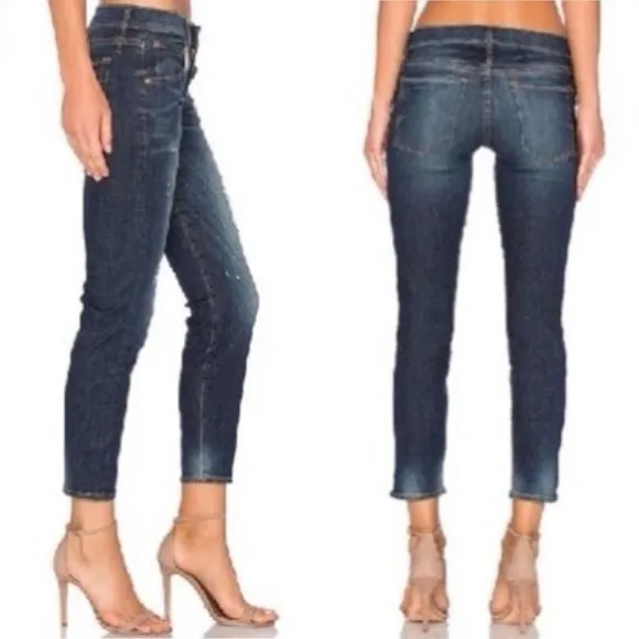 Calvin Rucker 26 Jeans Back in Love Skinny Patches