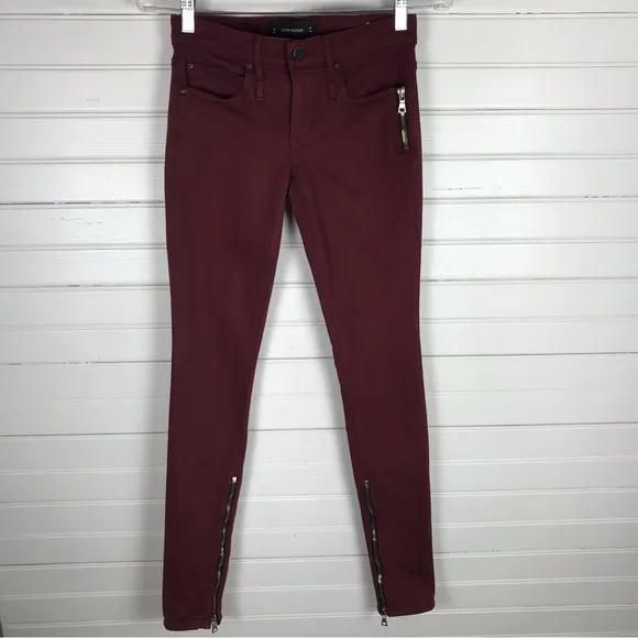 Calvin Rucker Take On Me Zip Skinny Size 25 Made in USA
